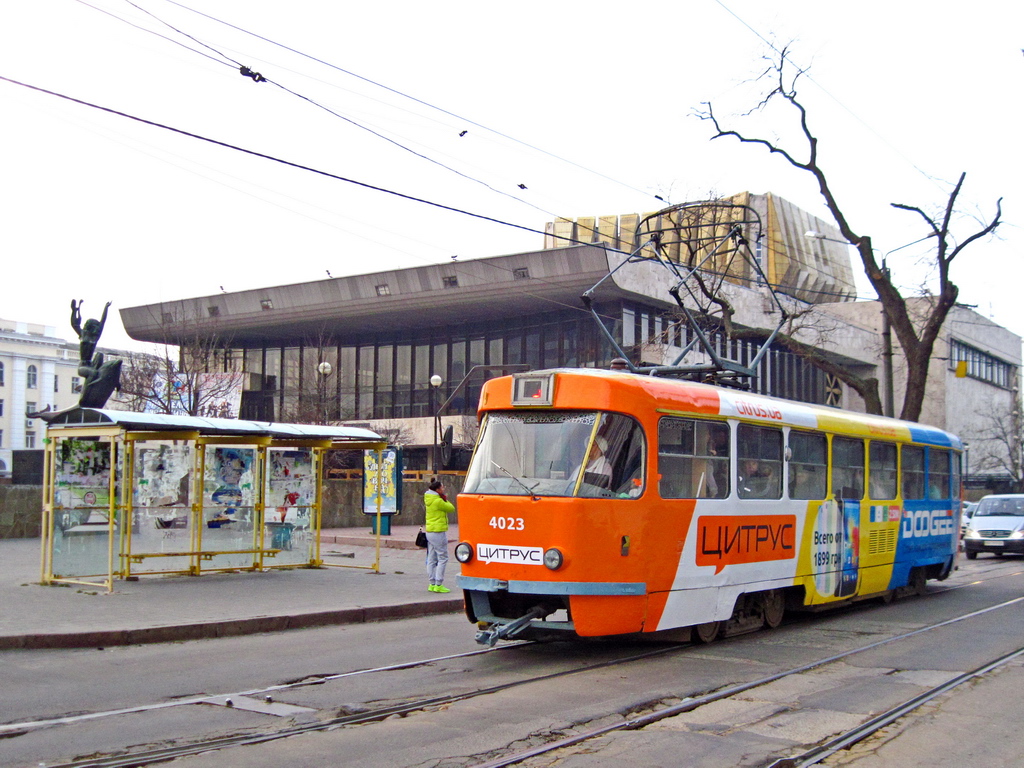 Одесса, Tatra T3R.P № 4023