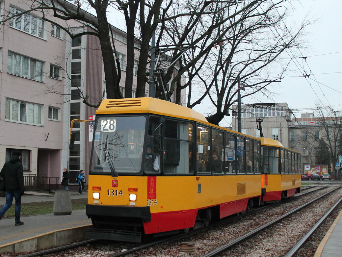 Варшава, Konstal 105Na № 1314