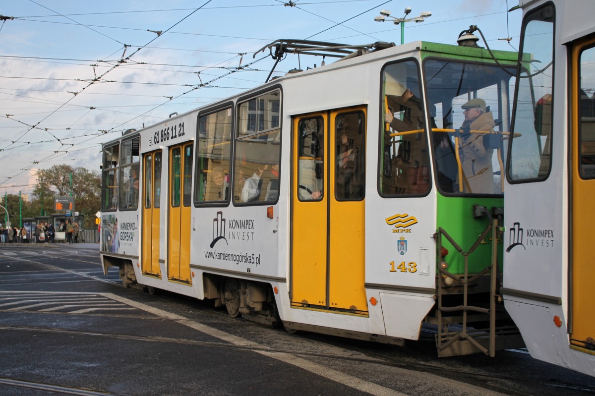 Познань, Konstal 105NaD № 143 Познань, Konstal 105NaD № 143