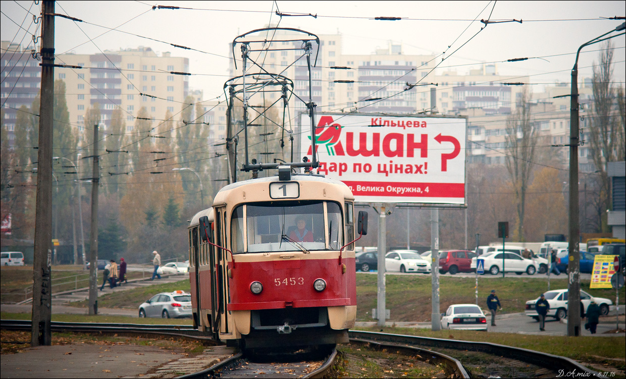 Киев, Tatra T3SU № 5453