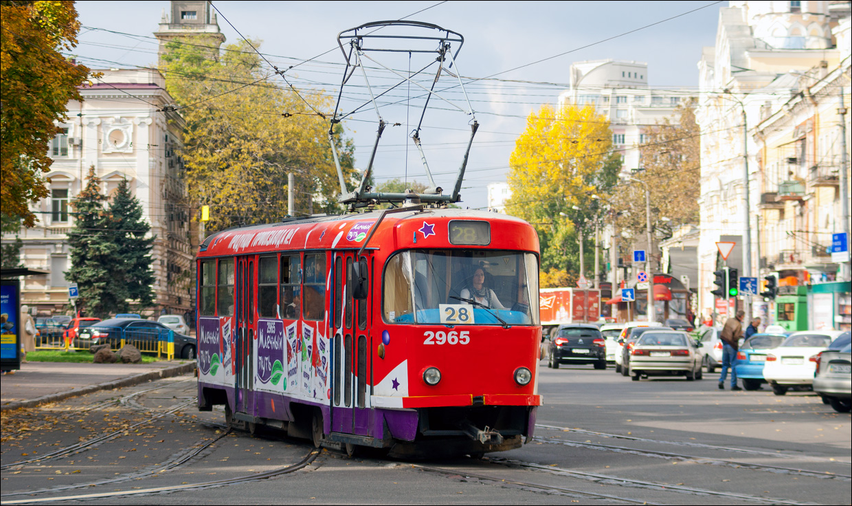 Одесса, Tatra T3R.P № 2965