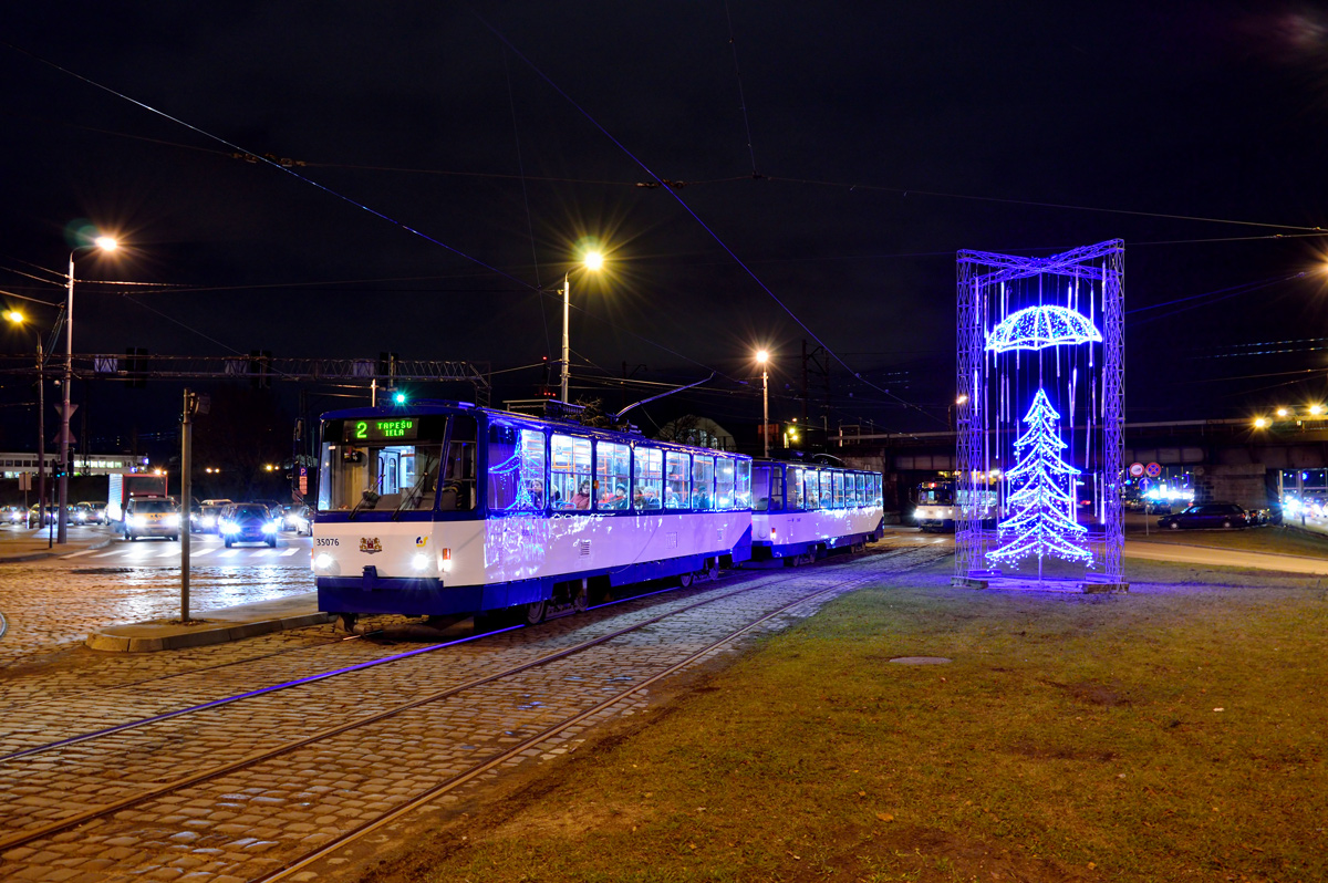 Рига, Tatra T3MR (T6B5-R) № 35076
