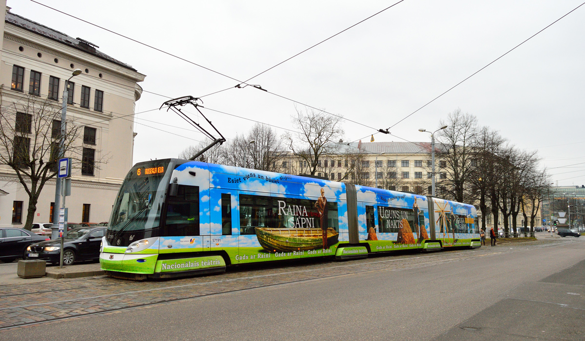 Рига, Škoda 15T ForCity Alfa Riga № 57191