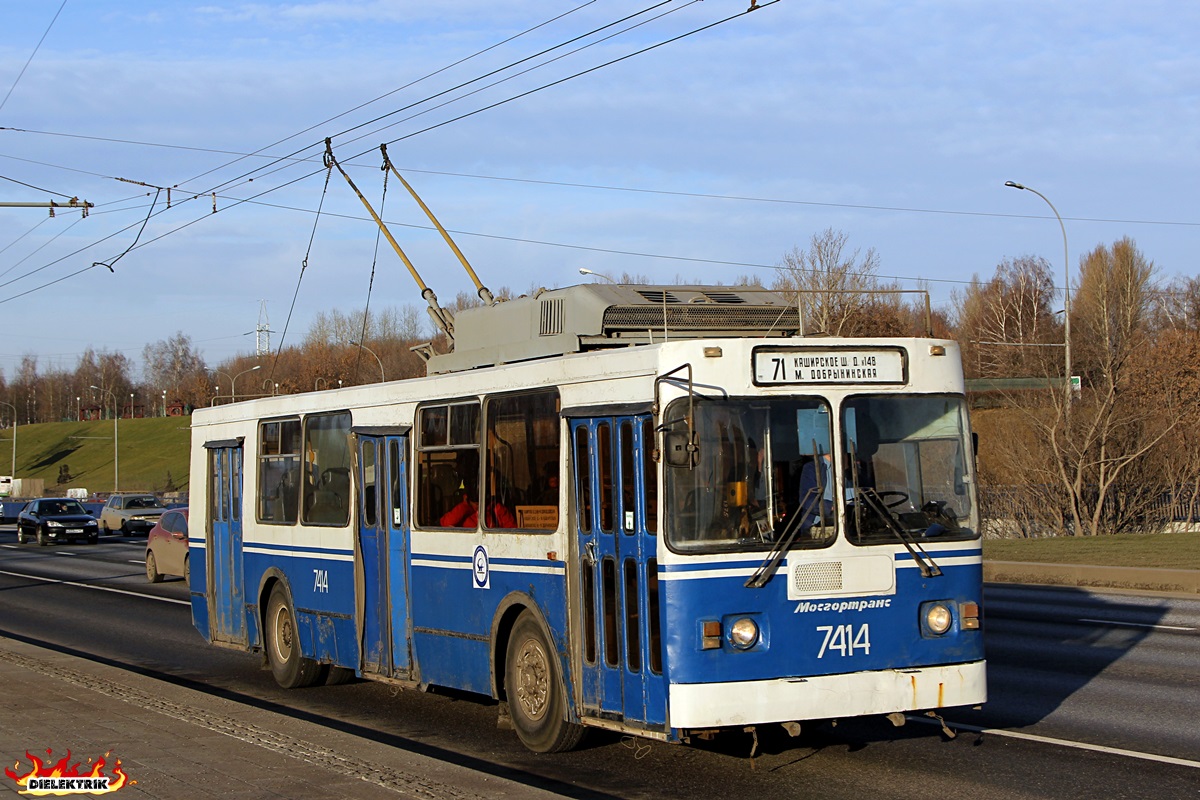 Москва, ЗиУ-682ГМ1 (с широкой передней дверью) № 7414