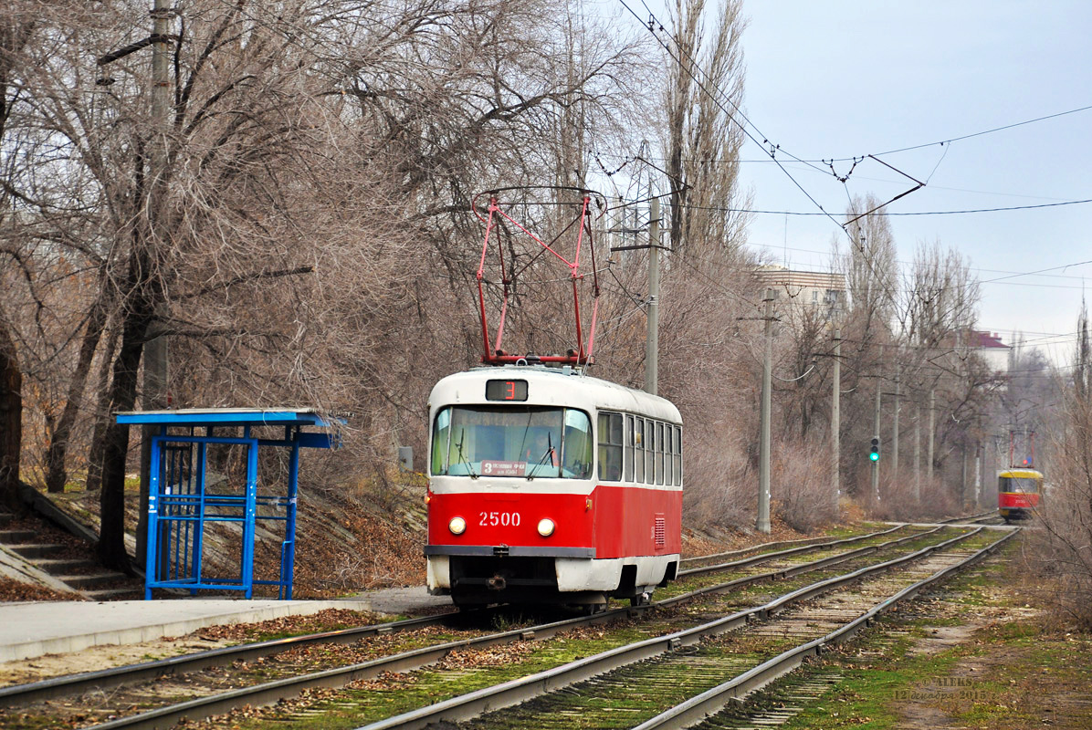Wolgograd, Tatra T3SU (2-door) Nr. 2500