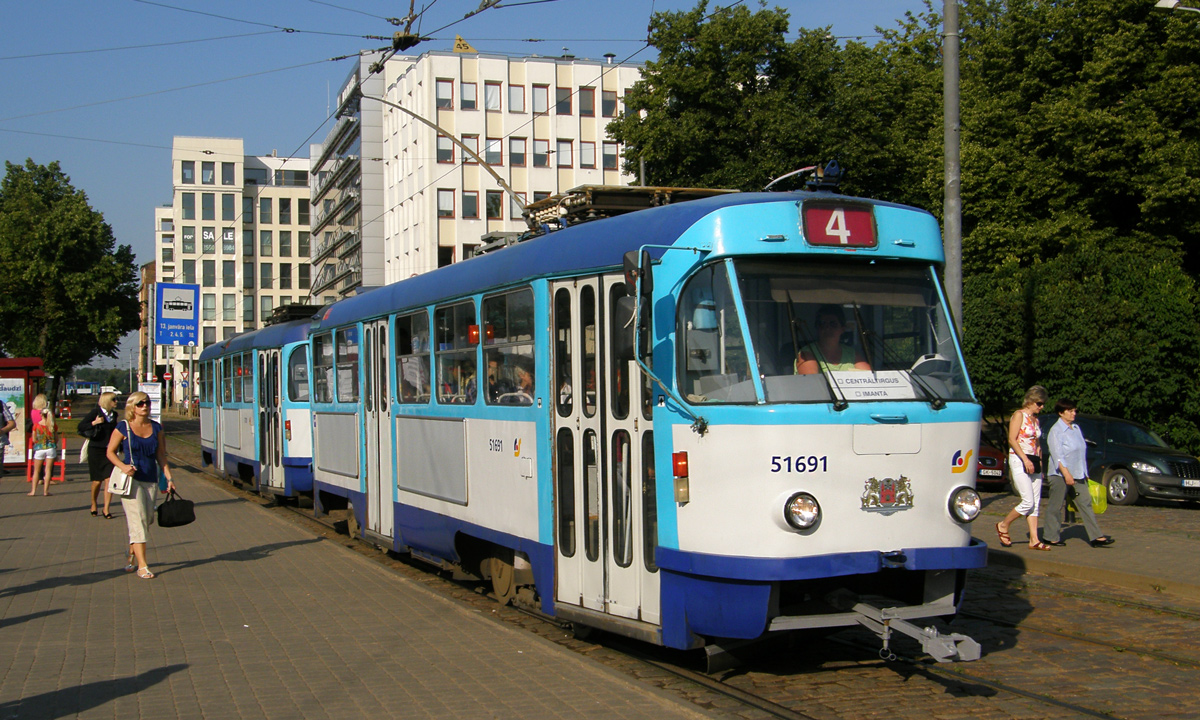 Рига, Tatra T3A № 51691