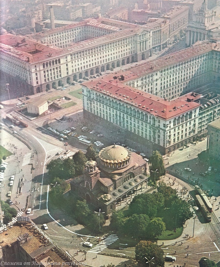 София — Исторически снимки — Трамвайна инфраструктура (1945–1989)