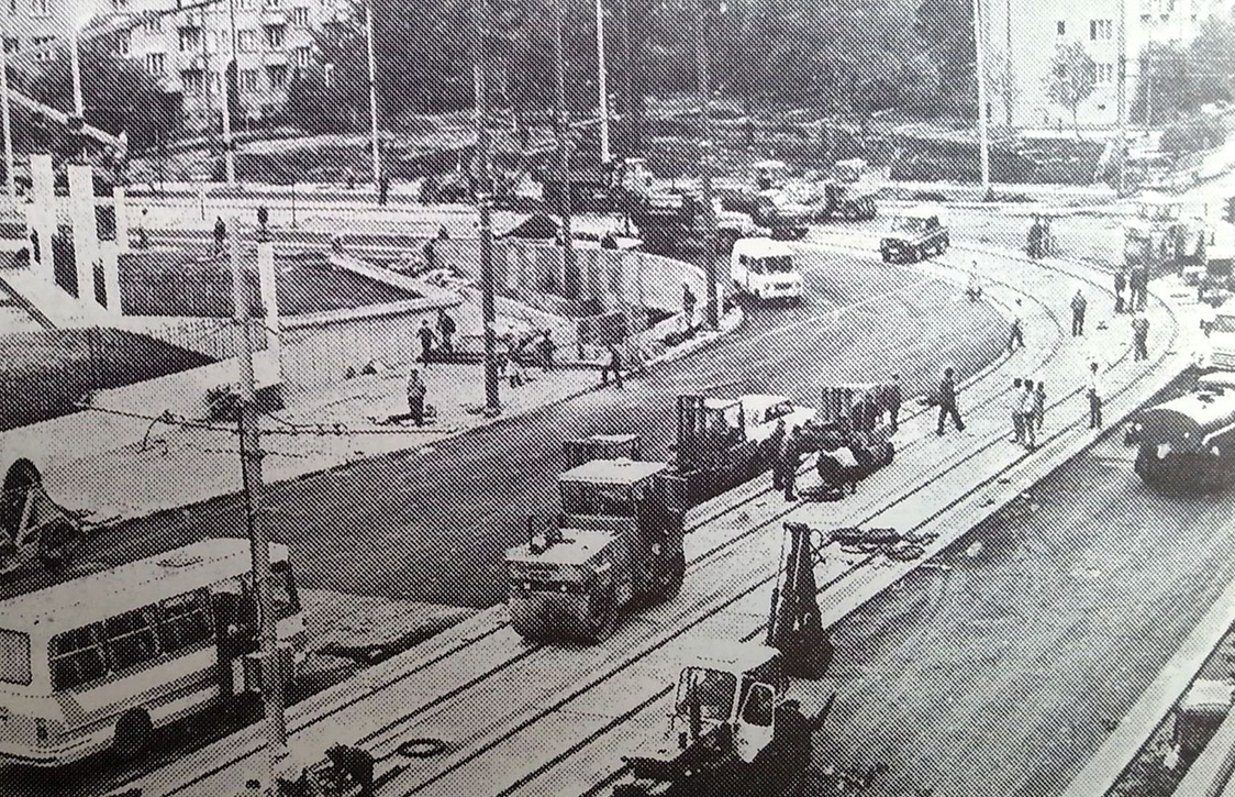 София — Исторически снимки — Трамвайна инфраструктура (1945–1989); София — Ремонти на трамвайната инфраструктура София — Исторически снимки — Трамвайна инфраструктура (1945–1989); София — Ремонти на трамвайната инфраструктура