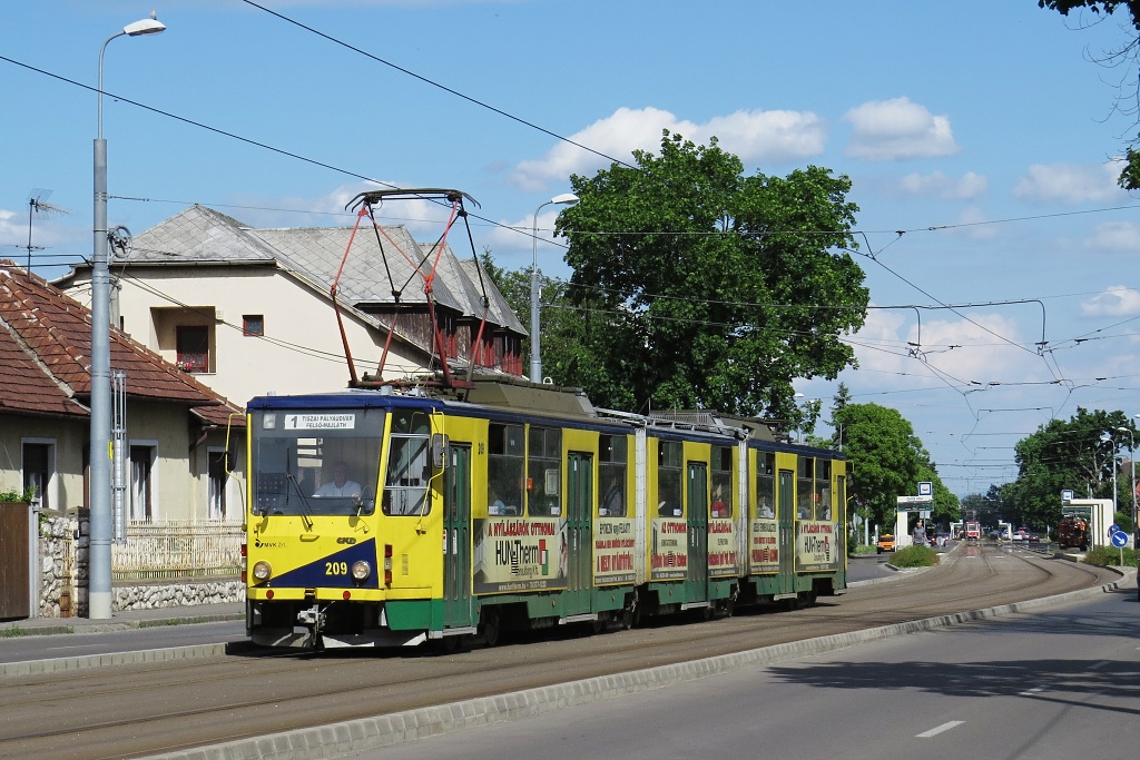 Мишкольц, Tatra KT8D5 № 209
