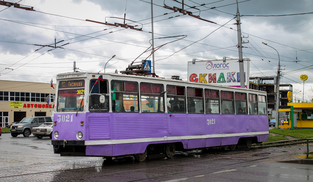 Новосибирск, 71-605 (КТМ-5М3) № 3021 Новосибирск, 71-605 (КТМ-5М3) № 3021