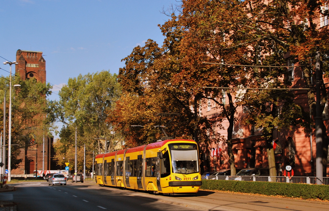 Варшава, PESA Tramicus 120N № 3111