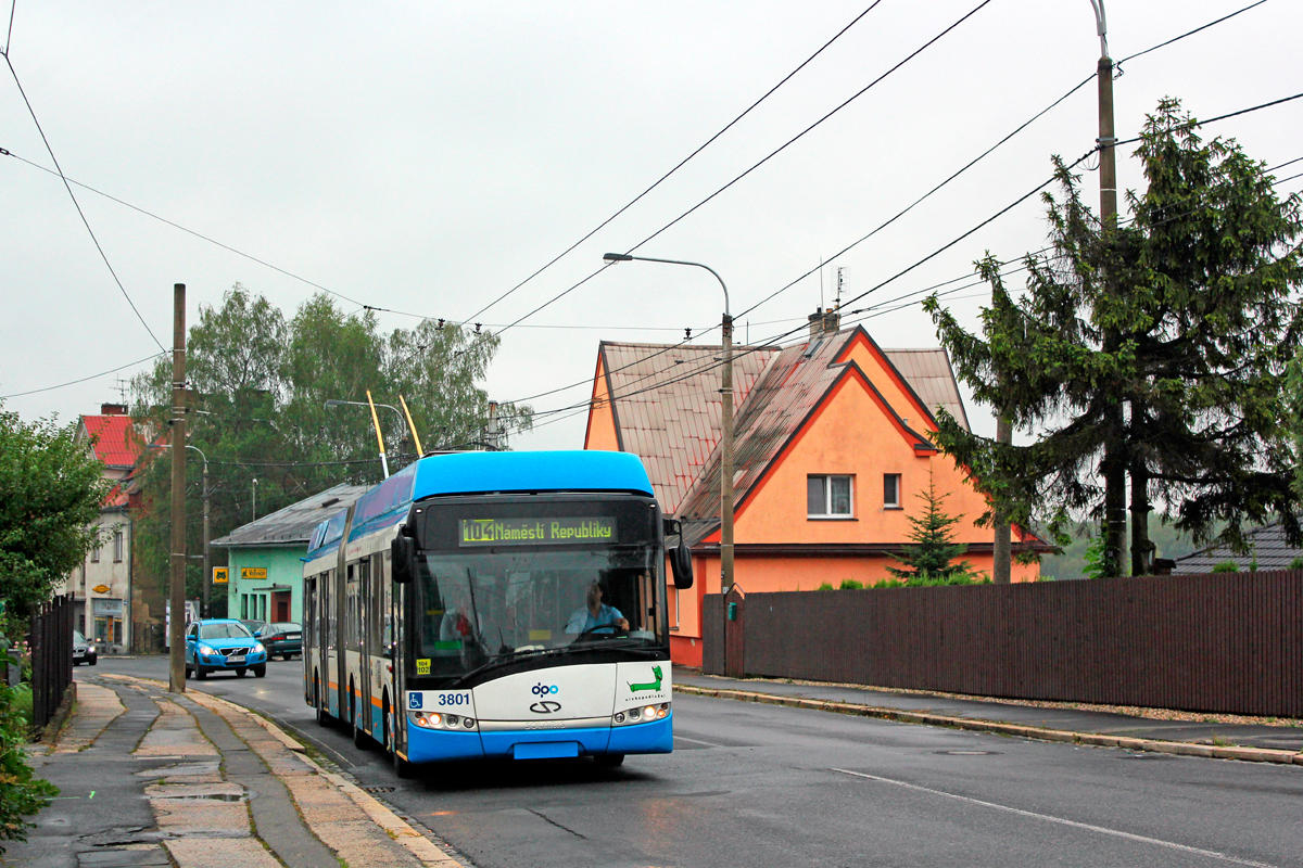 Ostrawa, Solaris Trollino III 18 AC Nr 3801 Ostrawa, Solaris Trollino III 18 AC Nr 3801