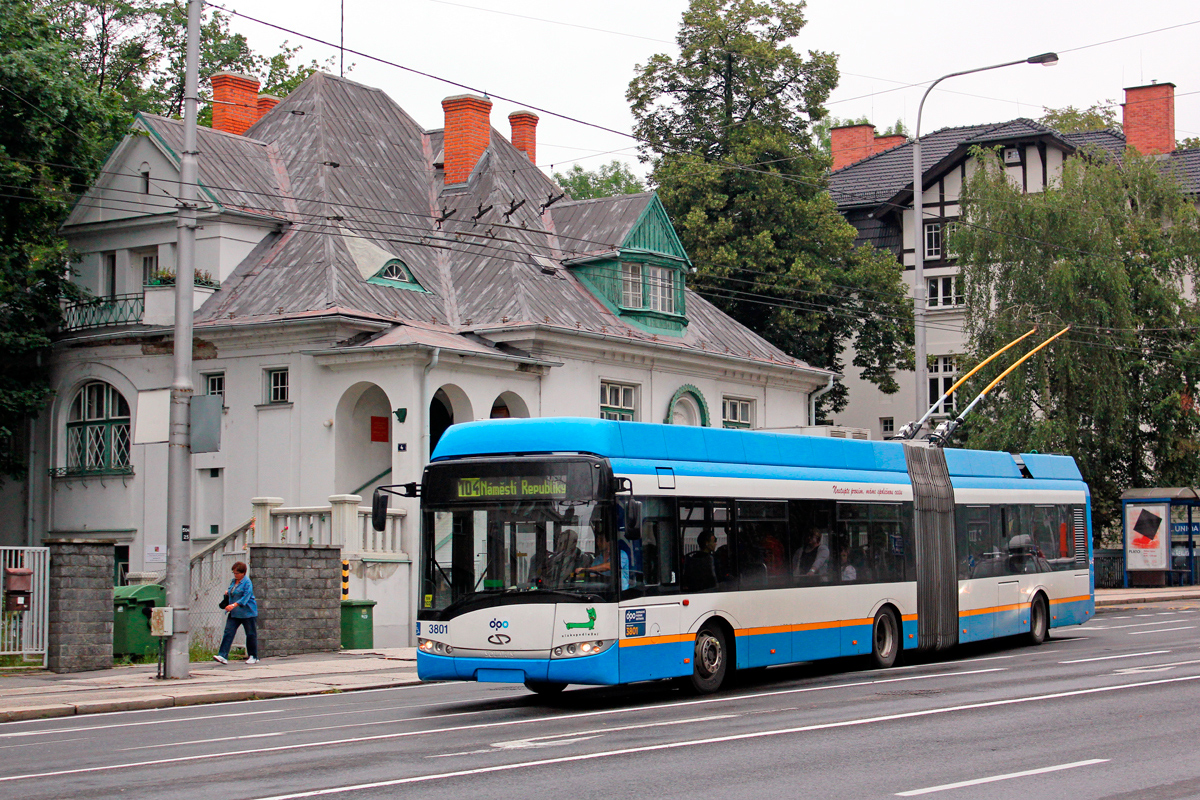 Ostrava, Solaris Trollino III 18 AC — 3801