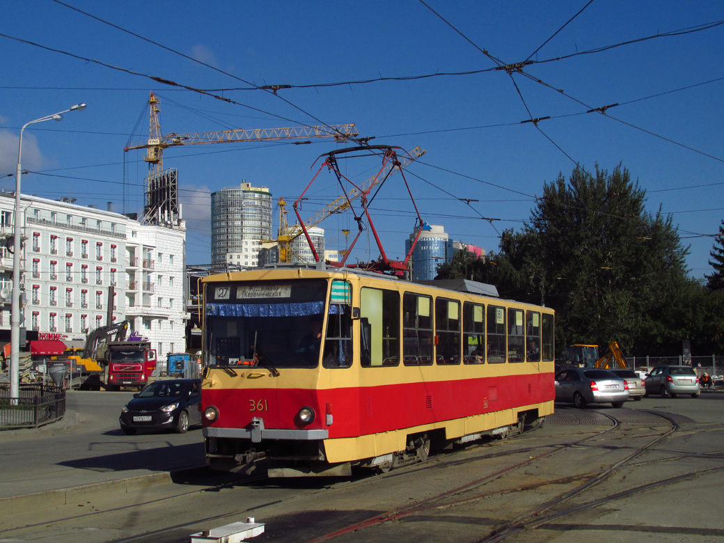 Екатеринбург, Tatra T6B5SU № 361