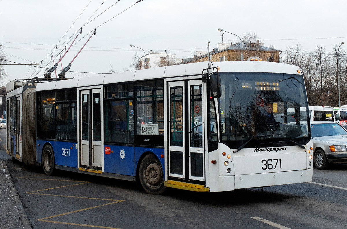 Maskva, Trolza-6206.00 “Megapolis” nr. 3671