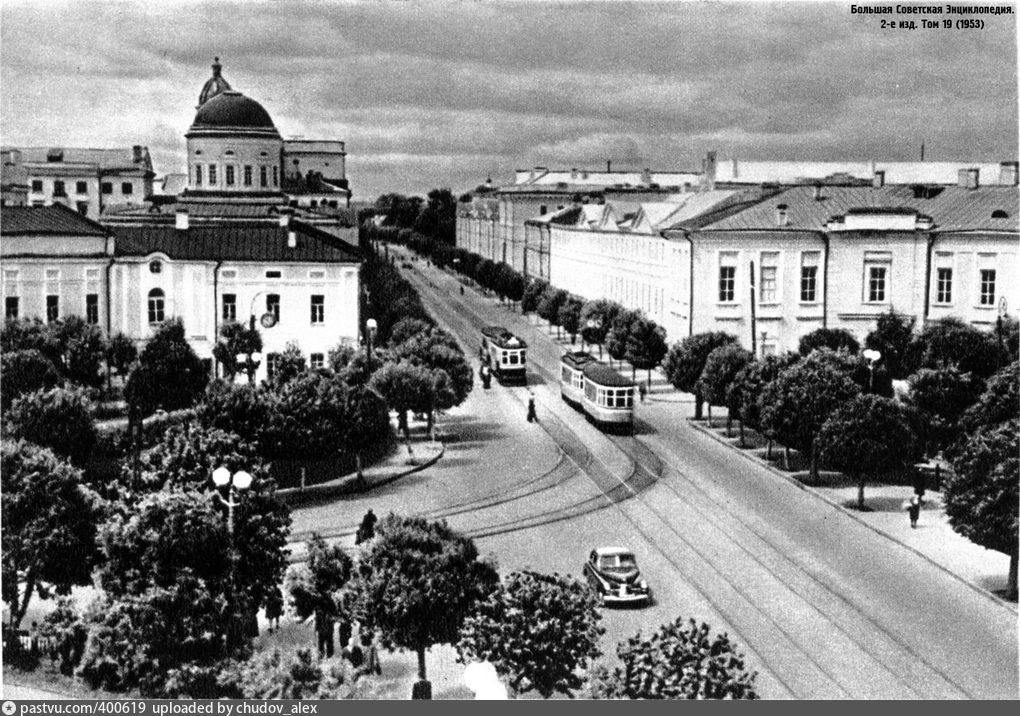 Тверь — Старые фотографии (1917—1991); Тверь — Трамвайные линии: Центральный район