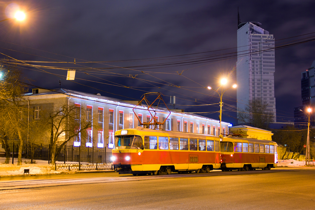 Jekaterinburg, Tatra T3SU (2-door) № 101