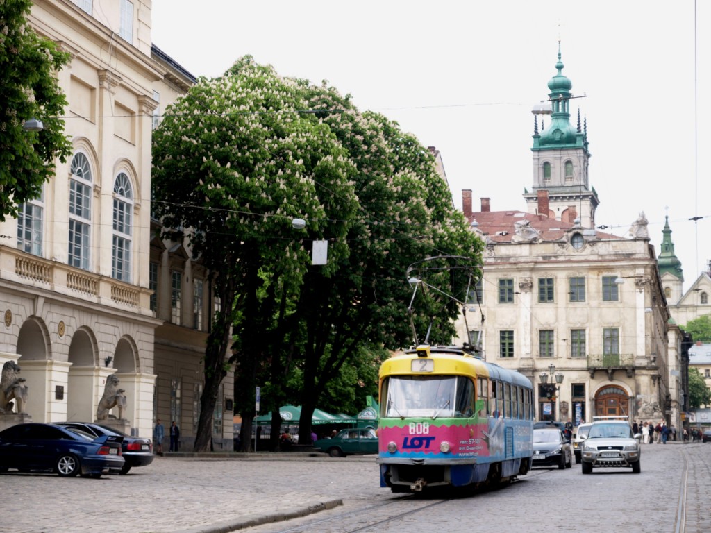 Львов, Tatra T4SU № 808