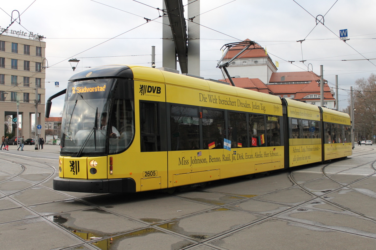 Дрезден, Bombardier NGT D8 DD 	 № 2605