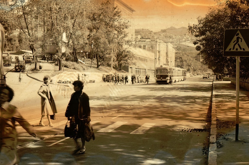 Władywostok — Historic Photos — Tramway (1971-1990)