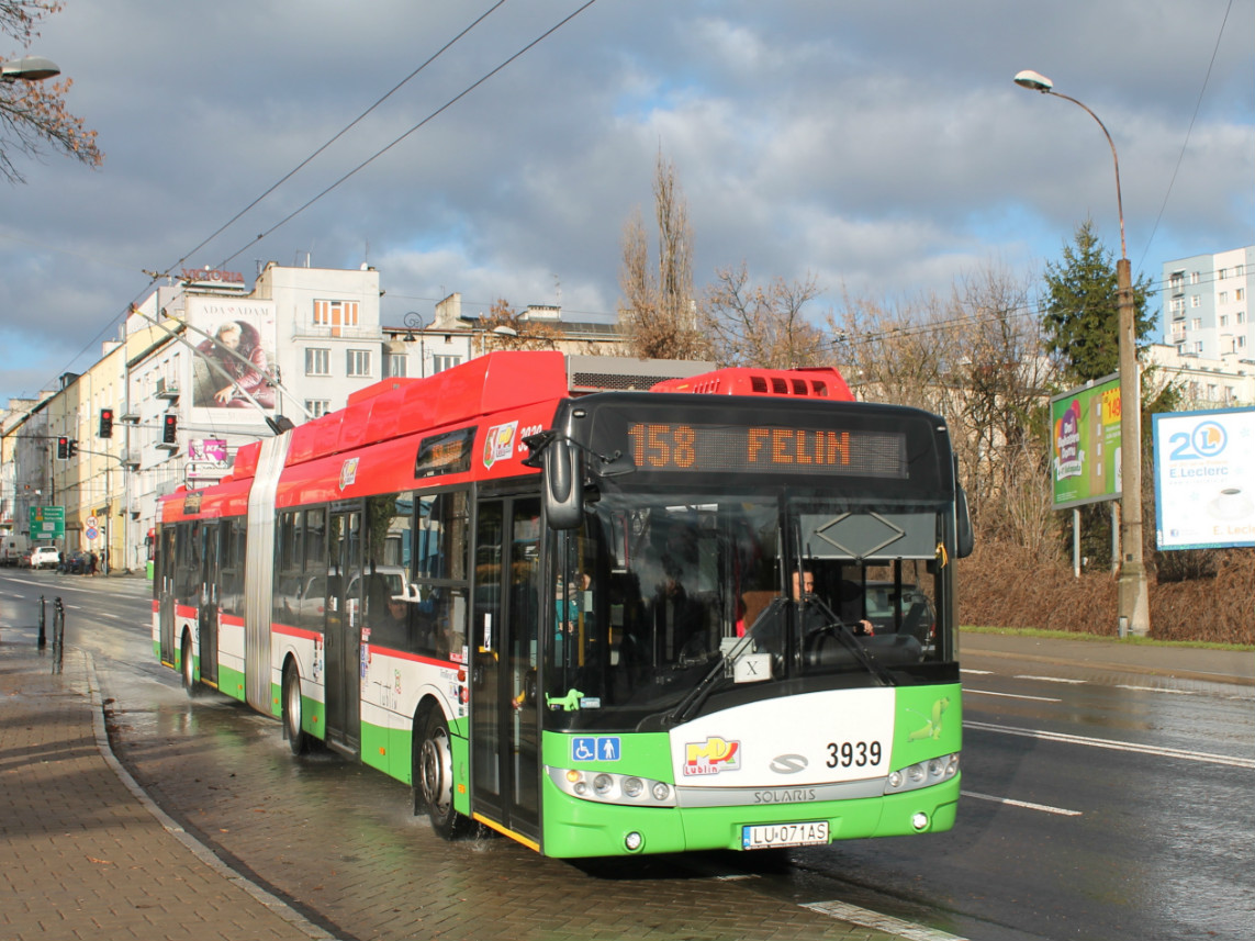 Люблин, Solaris Trollino III 18 M № 3939