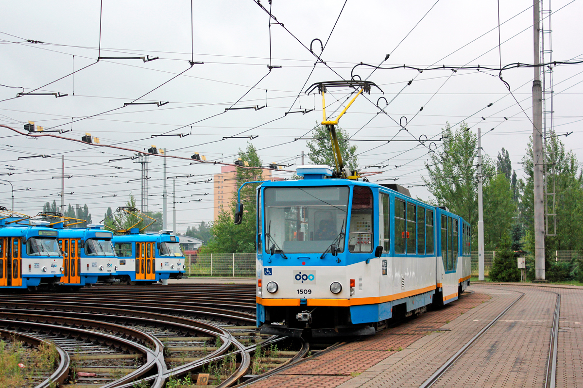 Ostrava, Tatra KT8D5R.N1 č. 1509; Ostrava — Tram depo: Moravská Ostrava — Křivá