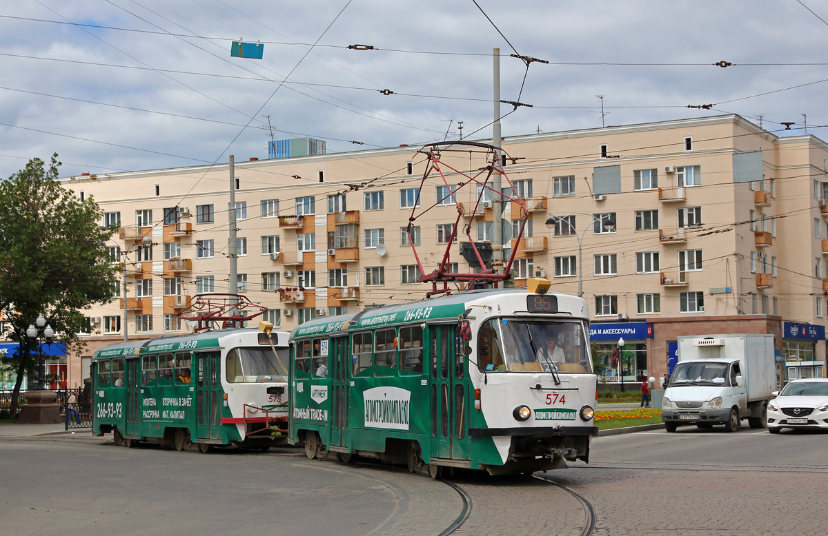 Jekaterinburg, Tatra T3SU Nr. 574
