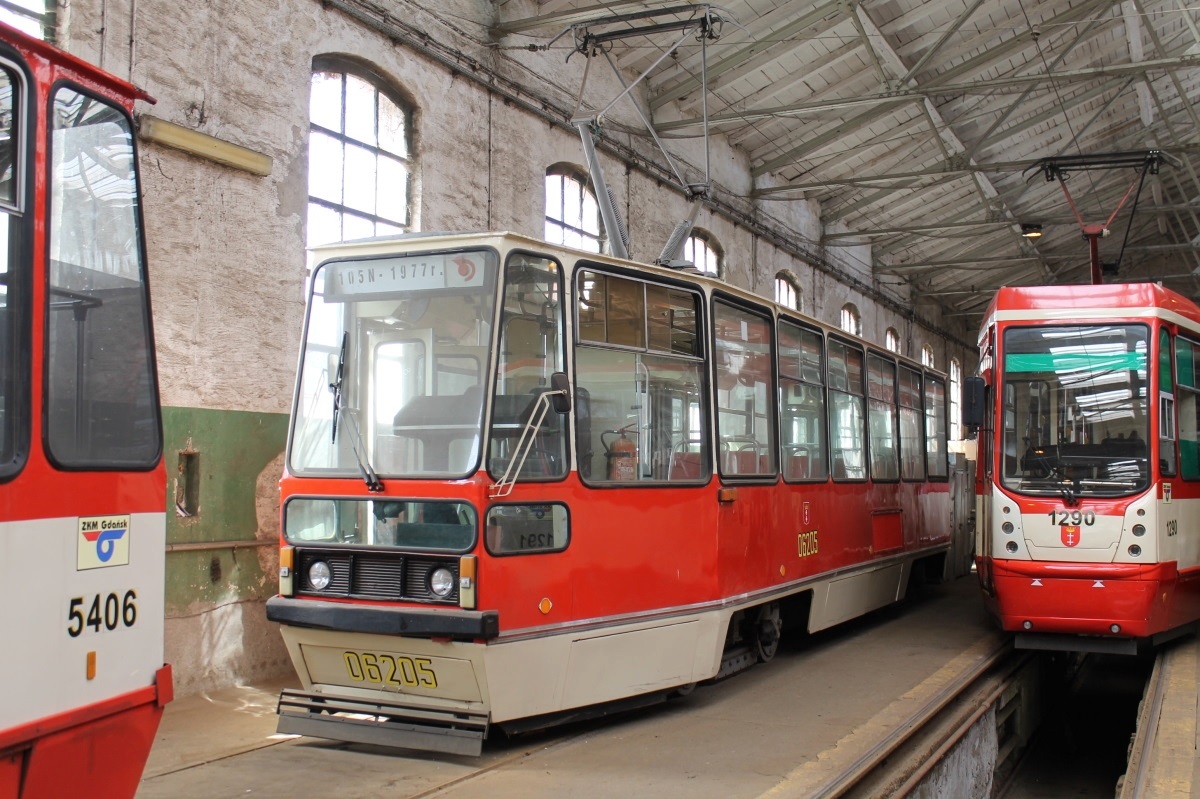 Гданьск, Konstal 105N № 06205
