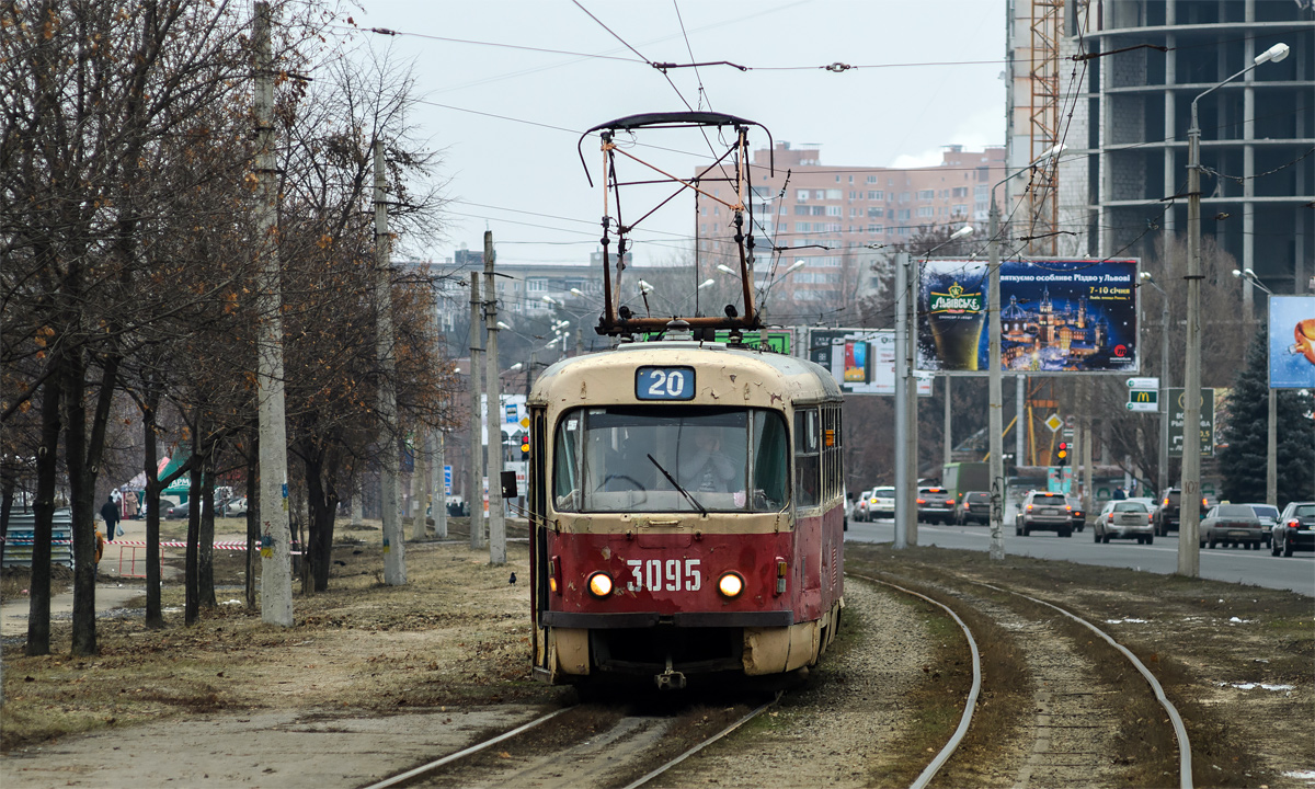 Харьков, Tatra T3SU № 3095