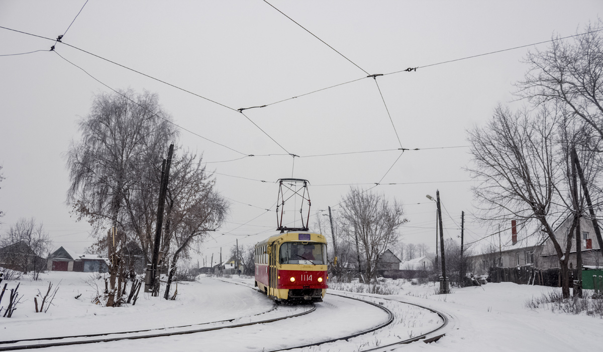 Ижевск, Tatra T3SU (двухдверная) № 1114