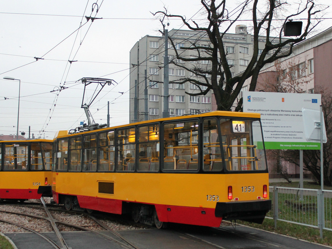 Варшава, Konstal 105Na № 1353