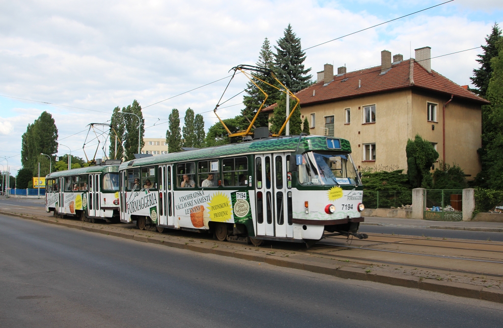 Прага, Tatra T3SUCS № 7194
