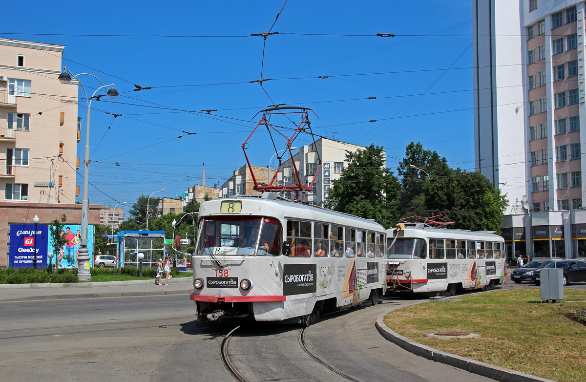 Yekaterinburg, Tatra T3SU № 158; Yekaterinburg, Tatra T3SU № 159