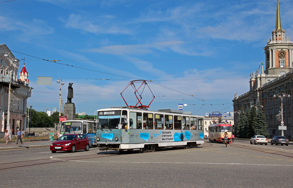Yekaterinburg, Tatra T6B5SU № 360