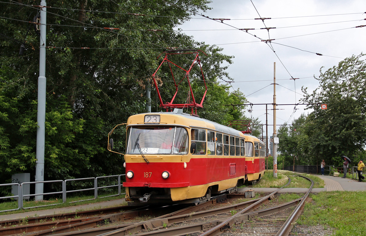 Екатеринбург, Tatra T3SU № 187