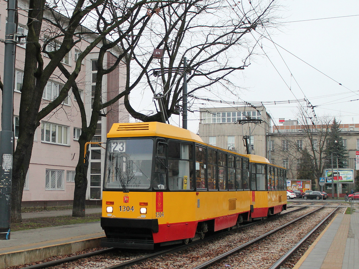 Варшава, Konstal 105Na № 1304
