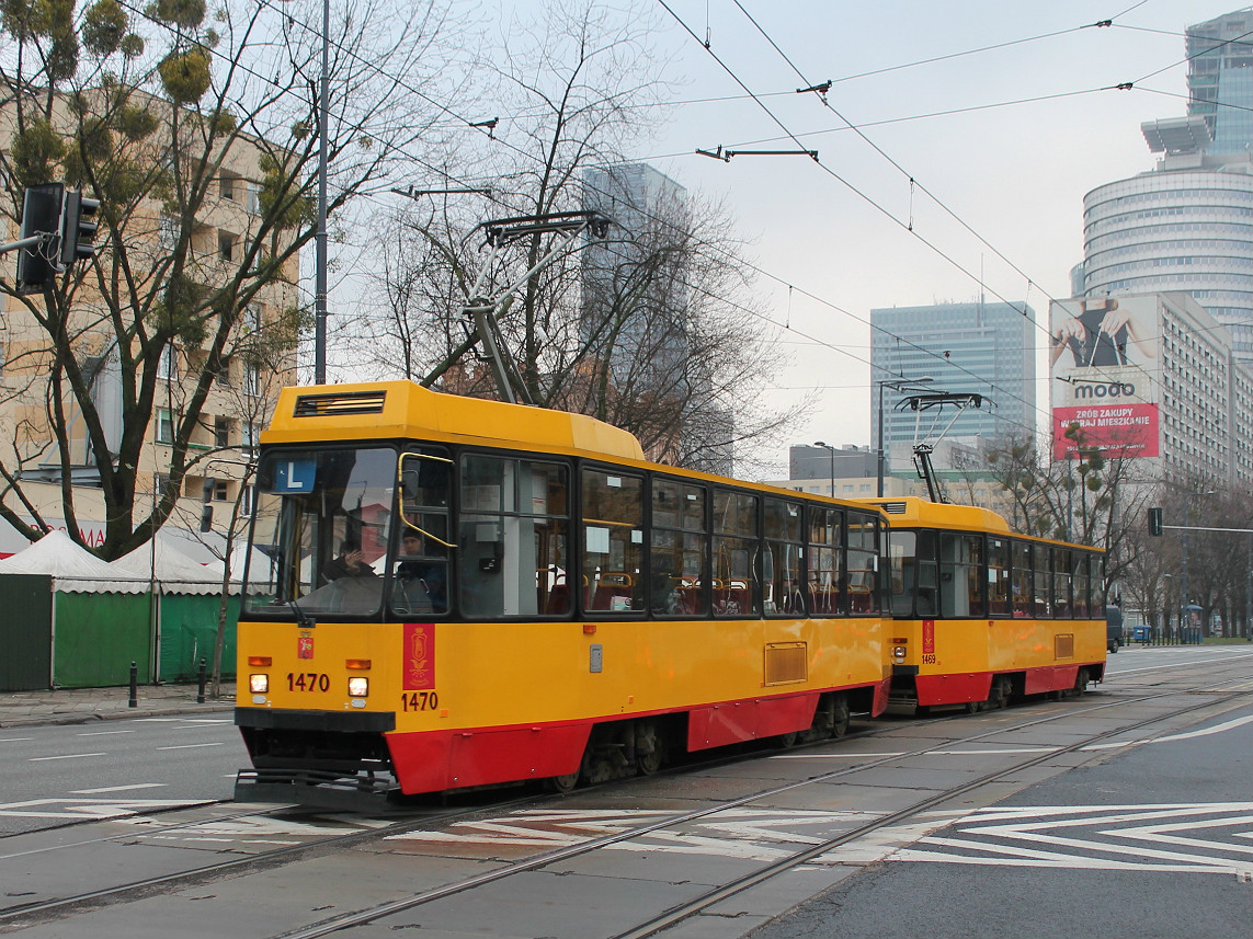 Варшава, Konstal 105Nm № 1470