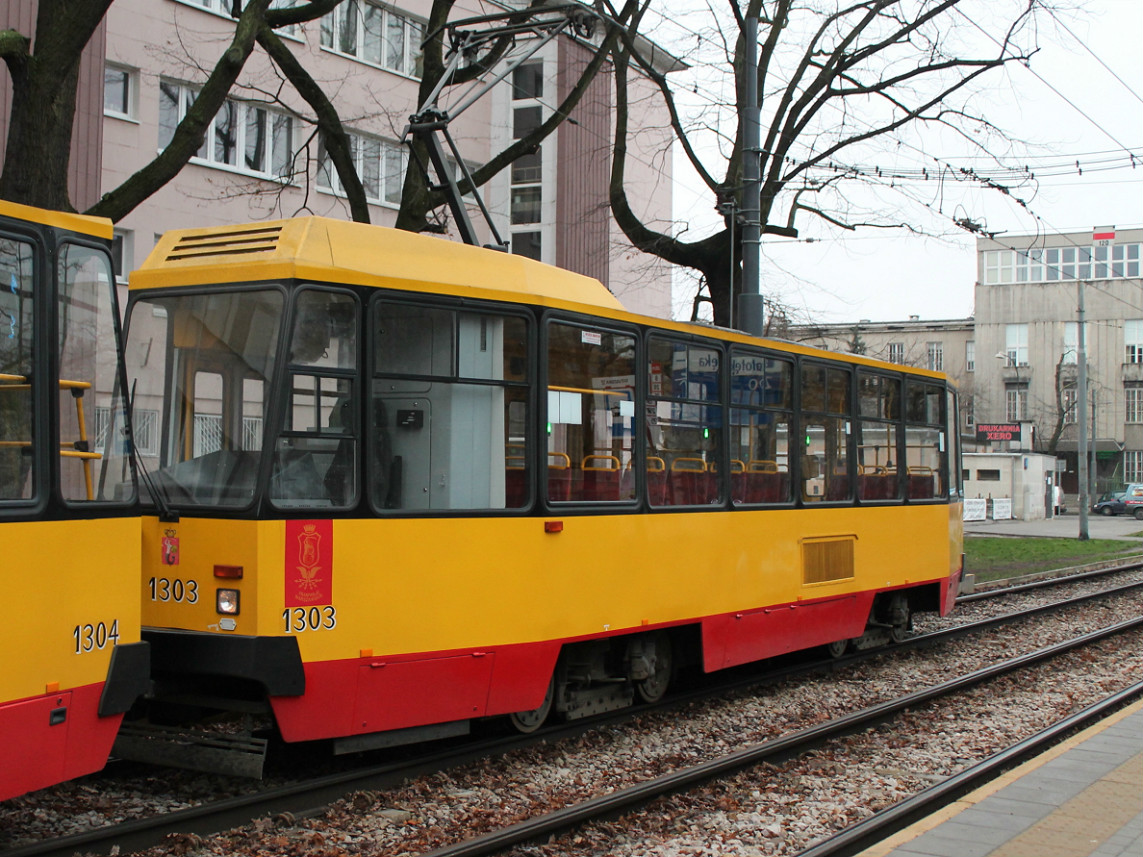 Варшава, Konstal 105Na № 1303