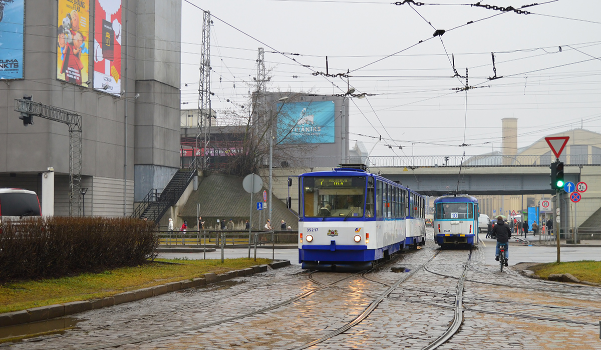 Рига, Tatra T3MR (T6B5-R) № 35217