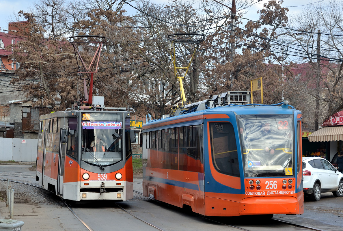 Краснодар, 71-605ТН (КТМ-5М3Р8) № 539; Краснодар, 71-623-02 № 256