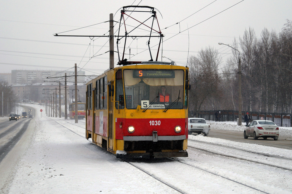 Барнаул, Tatra T6B5SU № 1030
