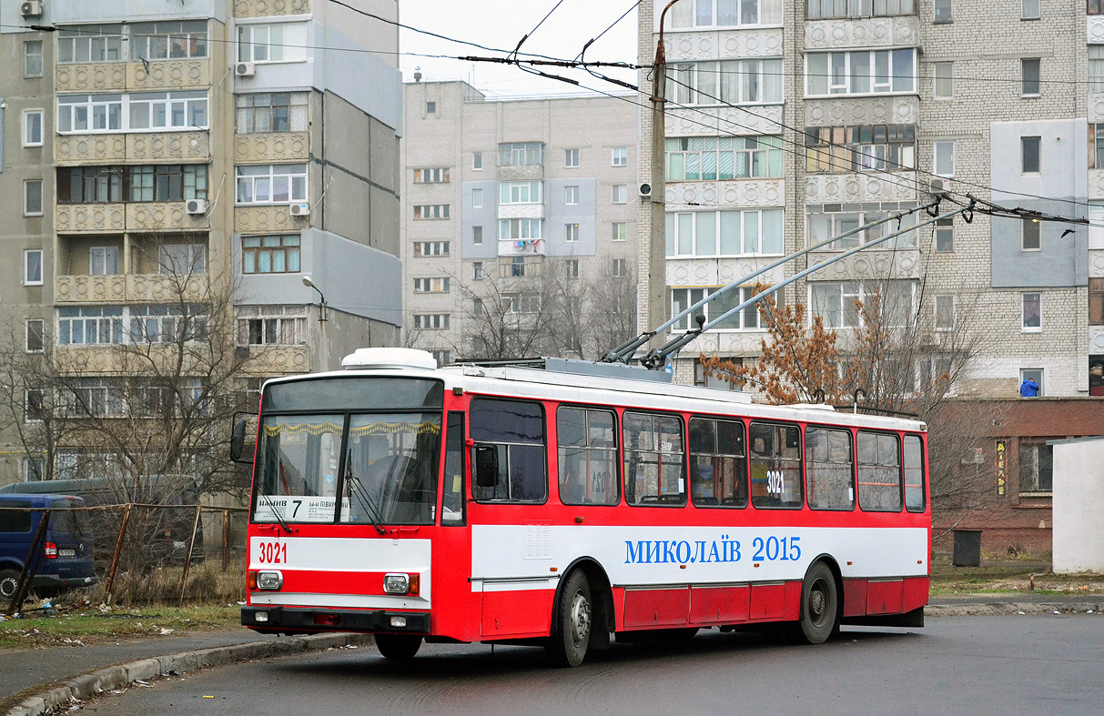 Николаев, Škoda 14TrR № 3021