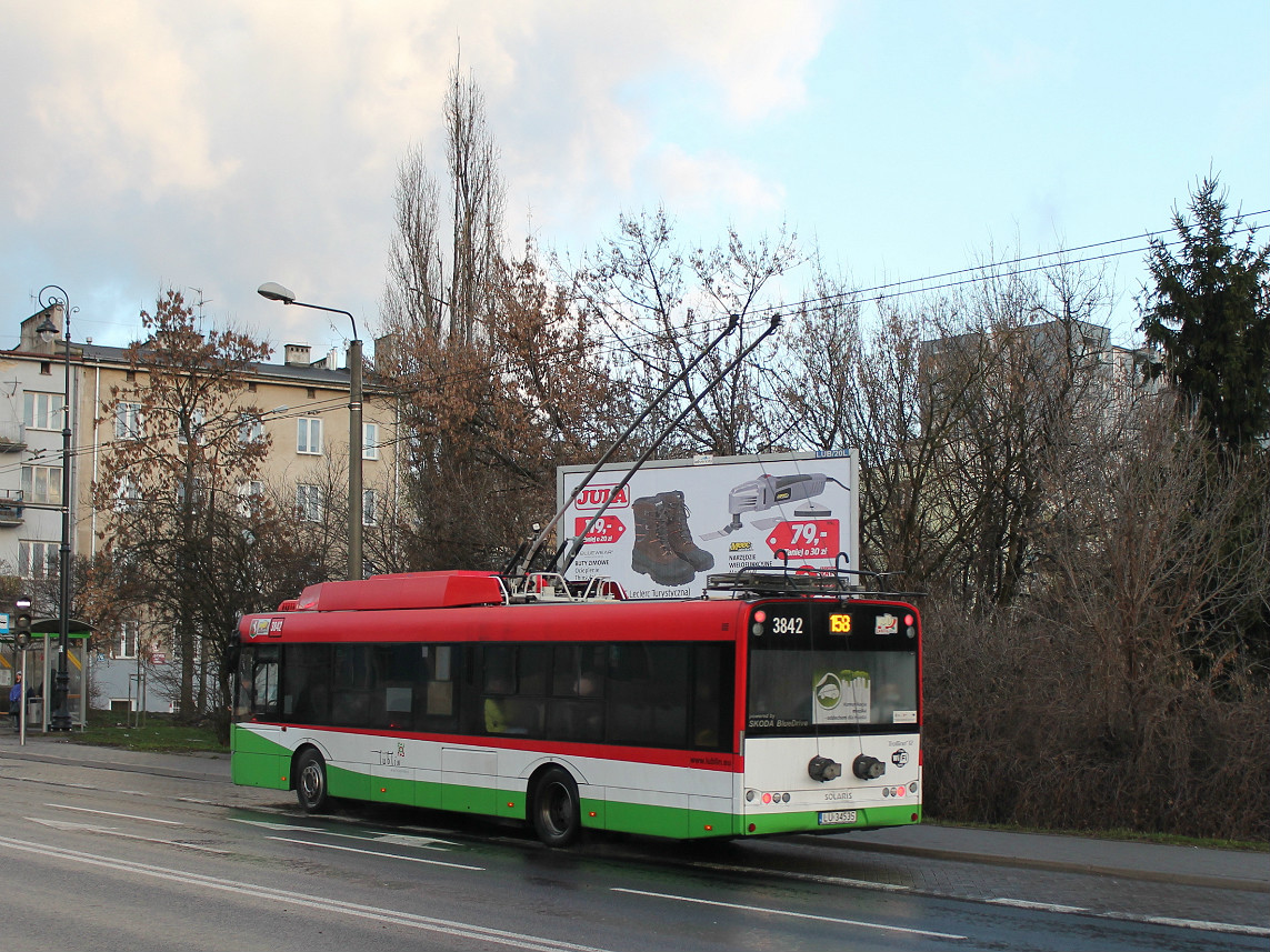 Lublin, Solaris Trollino III 12 Škoda Nr. 3842