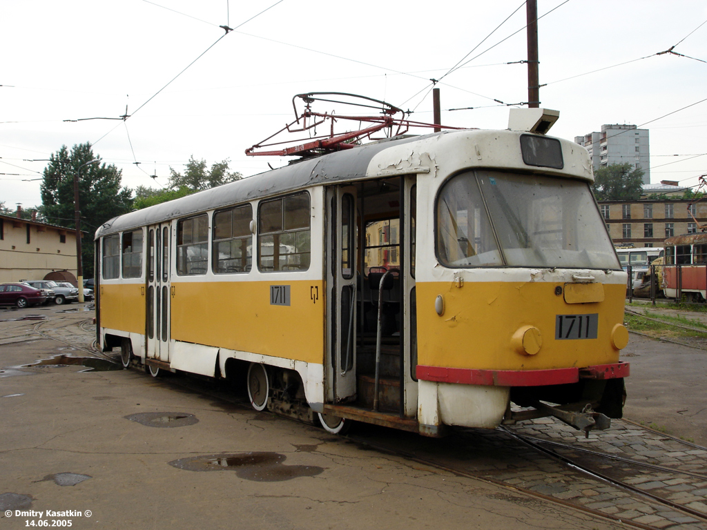 Москва, Tatra T3SU № 1711