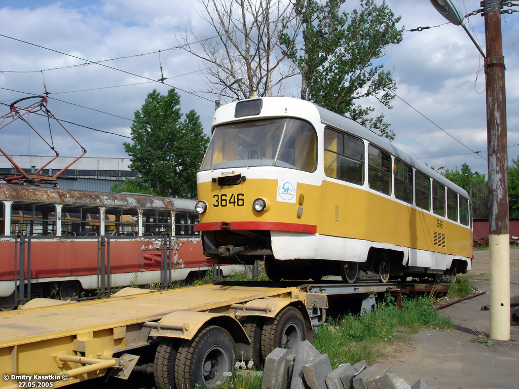 Moscow, Tatra T3SU # 3646