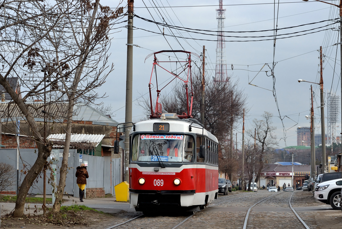 Краснодар, Tatra T3SU КВР ТРЗ № 089