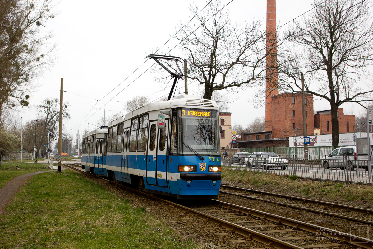 Вроцлав, Konstal 105NWr № 2314
