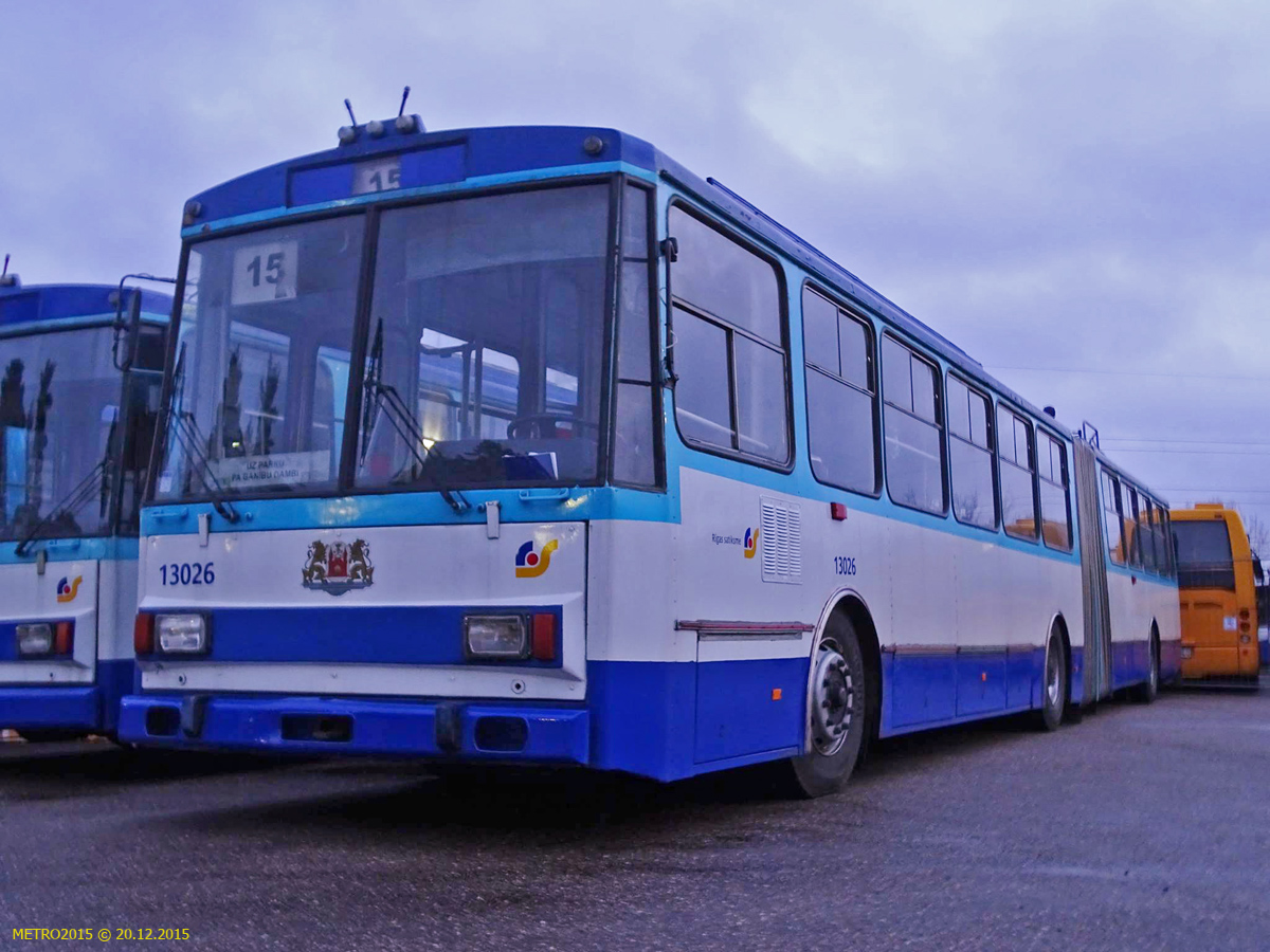 Рига, Škoda 15Tr02/6 № 13026