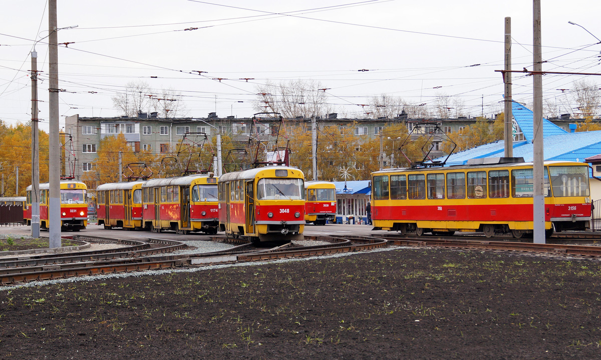 Barnaul, Tatra T3SU # 3048; Barnaul — Terminal Stations