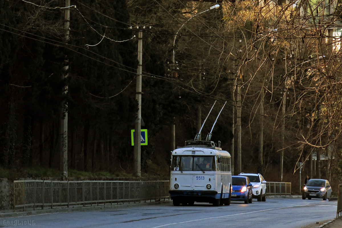 Крымский троллейбус, Škoda 9Tr19 № 5513